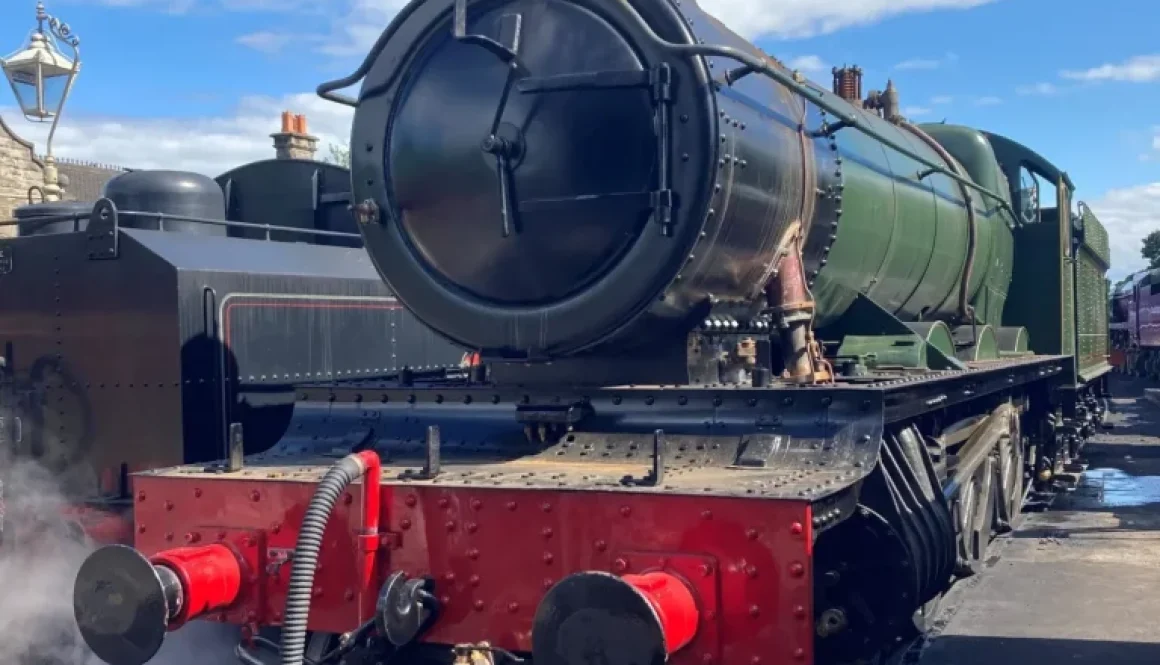 Hagley-Hall-preparing-to-move-under-its-own-power-11.5.22.-Credit-Friends-of-Locomotive-Hagley-Hall-scaled