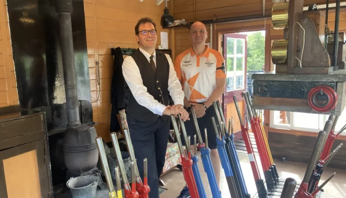 Craig-and-Andrew-Sharp-inside-the-SVRs-signal-box-at-Arley.-Lesley-Carr-1024x768