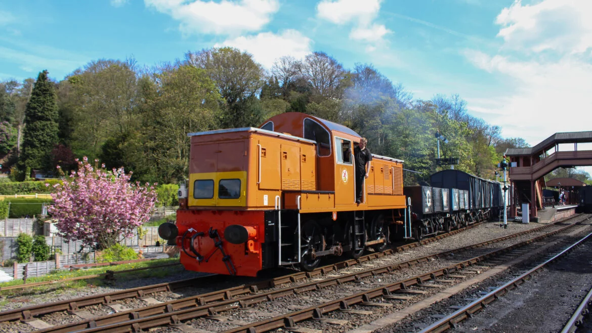 More hot, dry weather means a temporary return to heritage diesel at the Severn Valley Railway