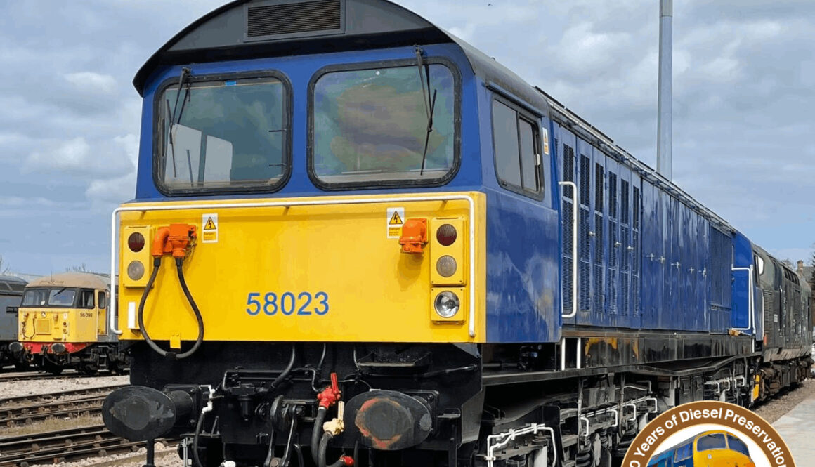 Class 58 58023. Photo Tony Middleton