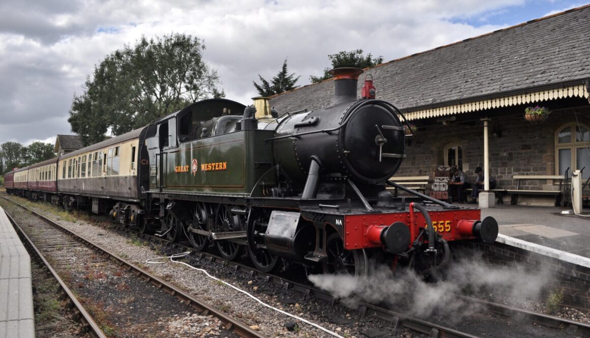 GWR 4555 pictured at Cranmore Station on the East Somerset Railway, credit Martin Creese