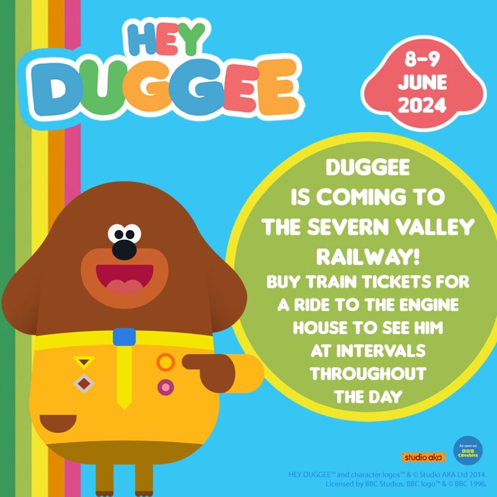 Hey Duggee visit to the Severn Valley Railway