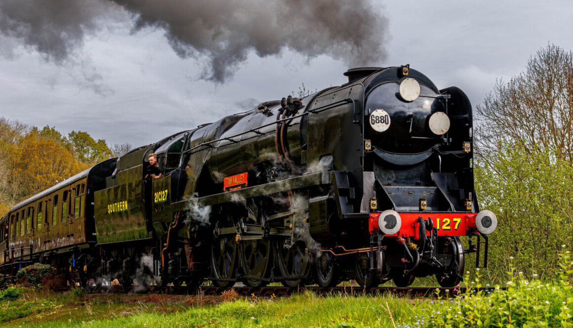 21C127 'Taw Valley' at the SVR's recent Spring Steam Gala. TONY CARWITHEN