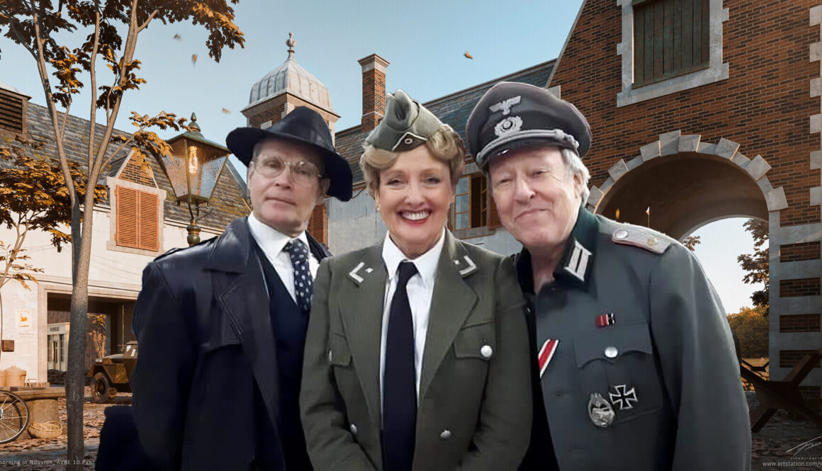 Cast members from 'Allo Allo'