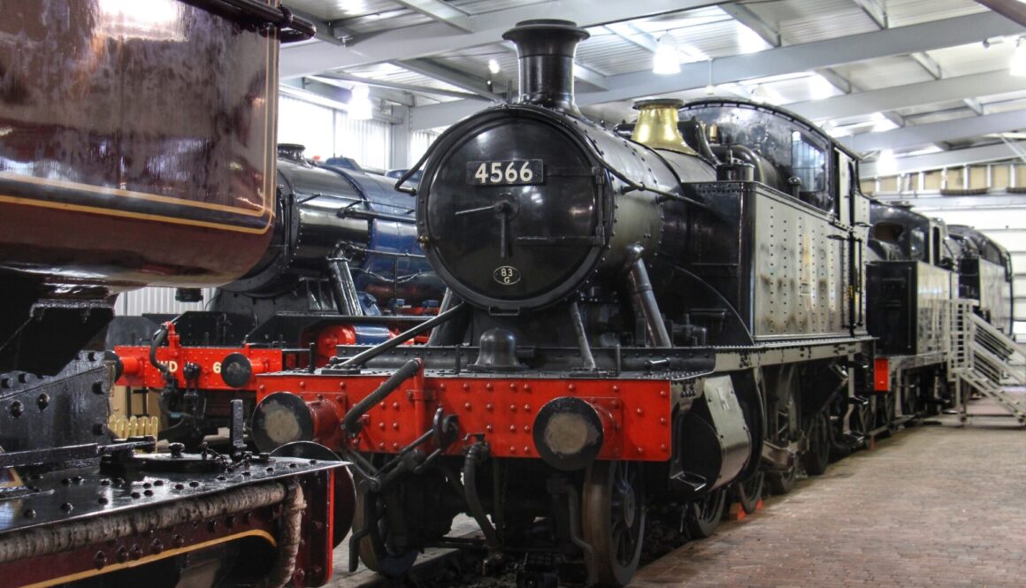 Loco 4566 on display in The Engine House - Credit JOHN SHERRATT