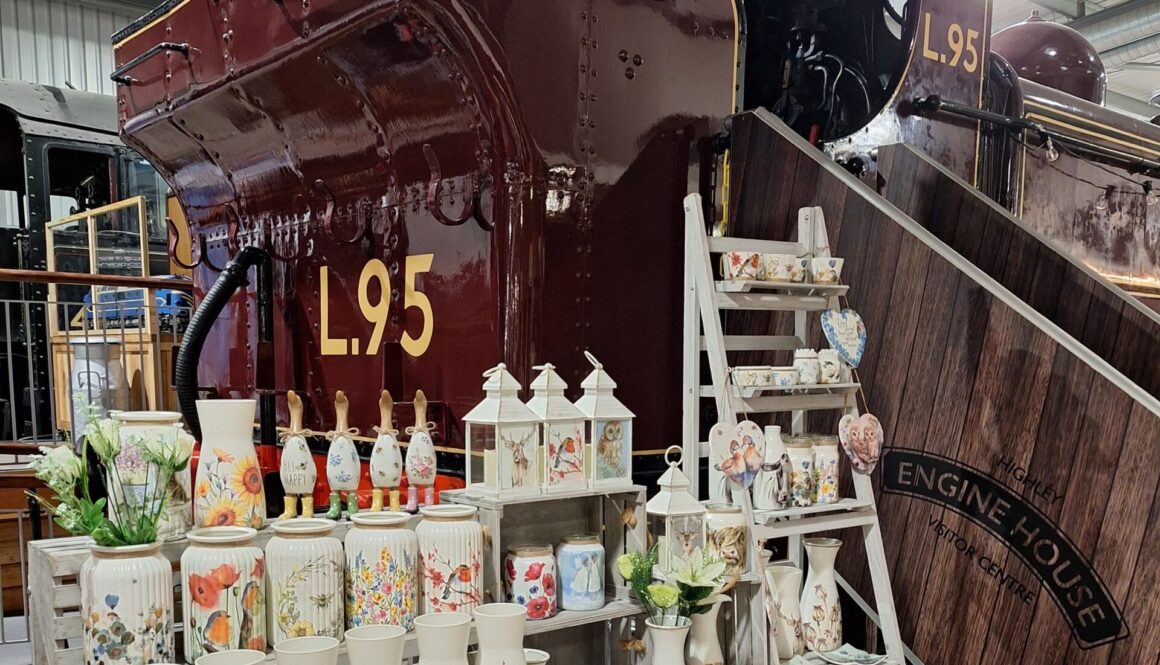 Sample display at the Gift Fayre at The Engine House