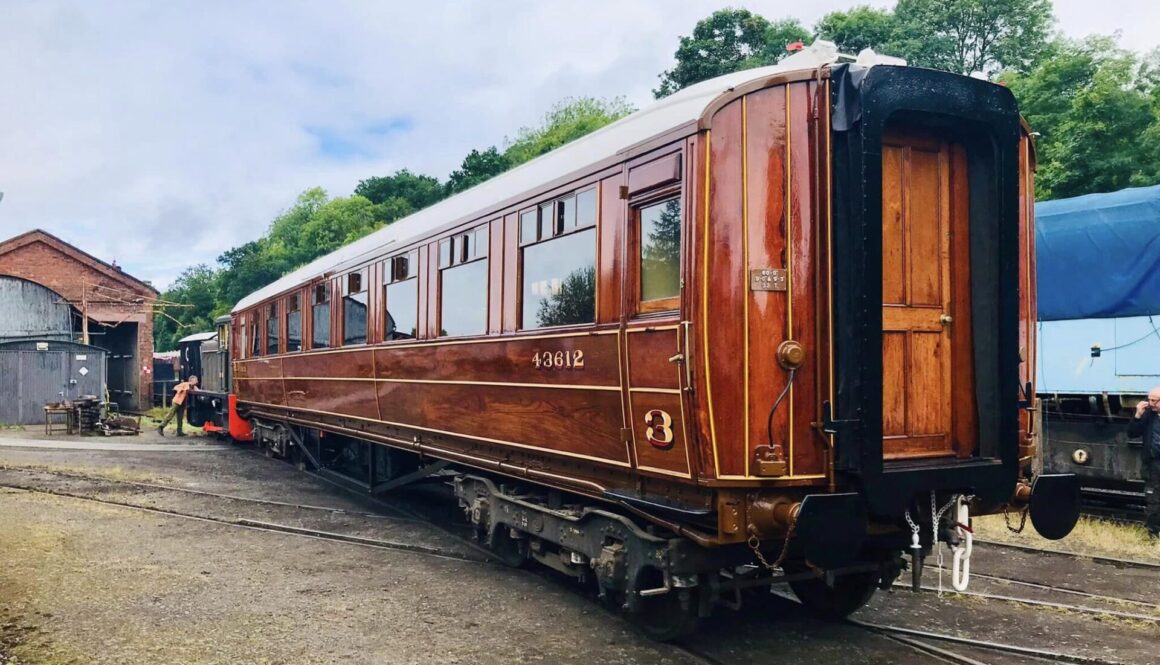 Looking very shiny and new, 43612 at Bewdley. GUS DUNSTER