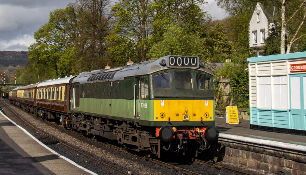 Loco D7628 on the NYMR credit Kenny Felstead