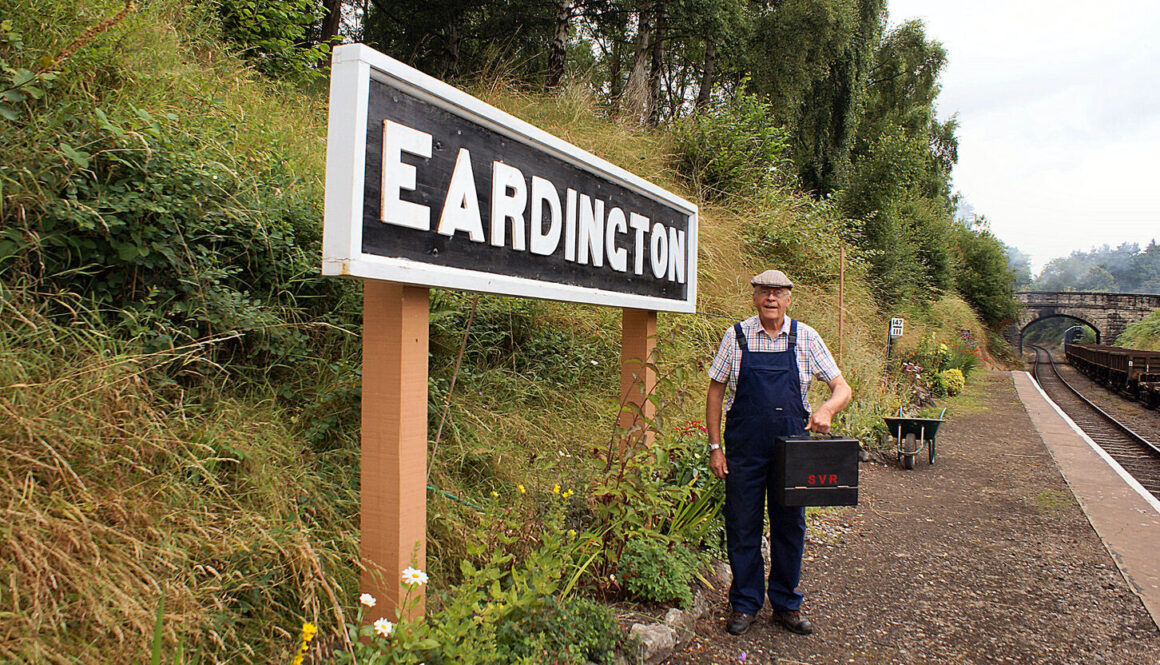 Phil at Eardington Station