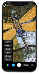 Screenshot of the Geopark App