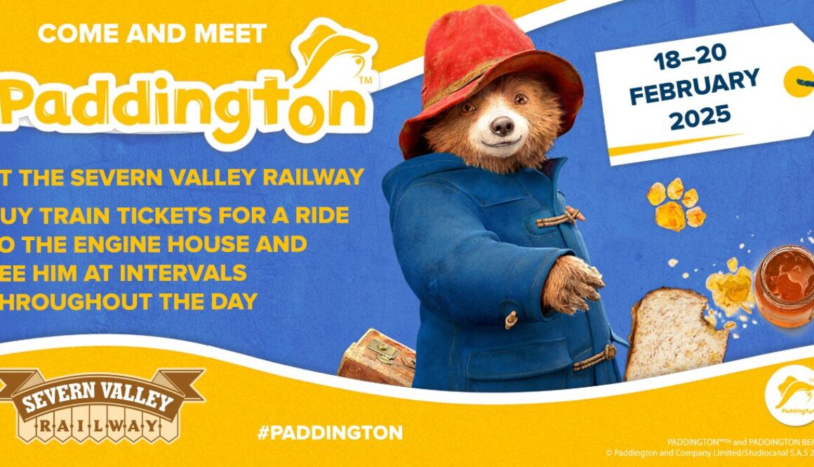 Paddington graphic for SVR visit 18-20 February 2025