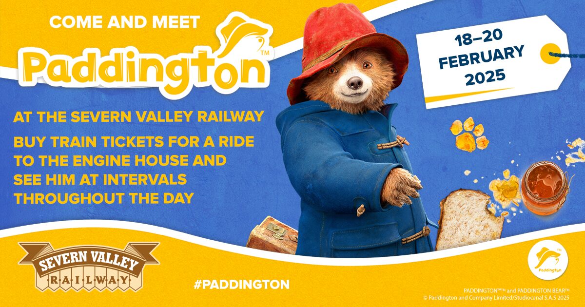 Paddington™ to visit the Severn Valley Railway in February