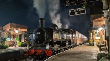 7714 at night at Hampton Loade