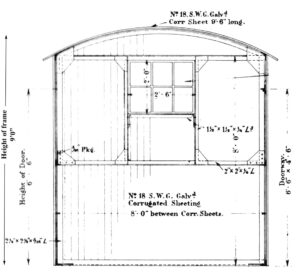 The team is working from some original plans for a GWR Goods Lock Up.
