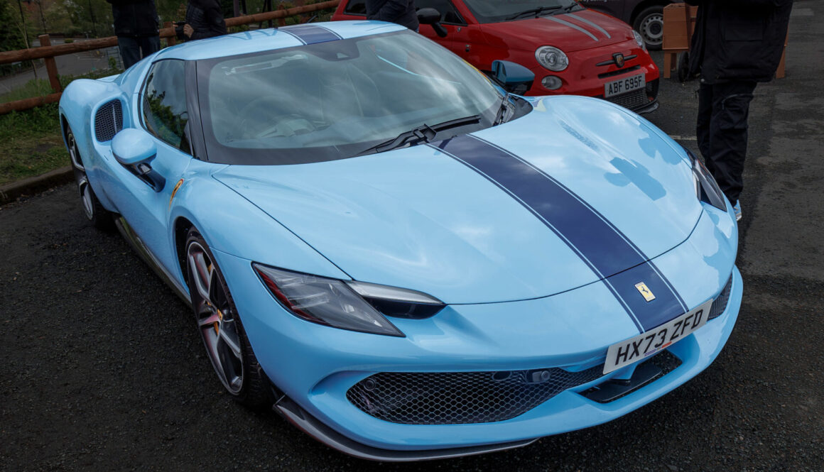 Around 50 Ferraris and Lambourghinis will apear at the Italian Autorail event. Taken by Tony Carwithen