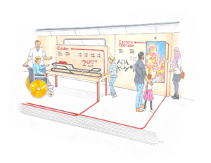 Artist's impression of one of the carriages in 'Inspiration'. RAILWAY 200