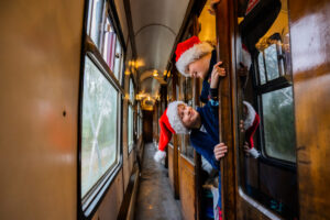 On board the SVR during the festive season