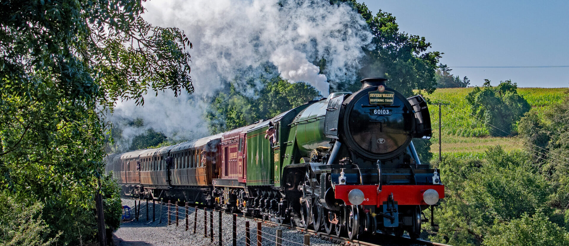 ‘Flying Scotsman’ reunites the Severn Valley line