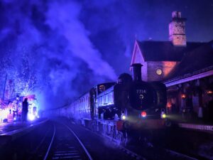 Ghost train at Arley. Credit Harry Bradley