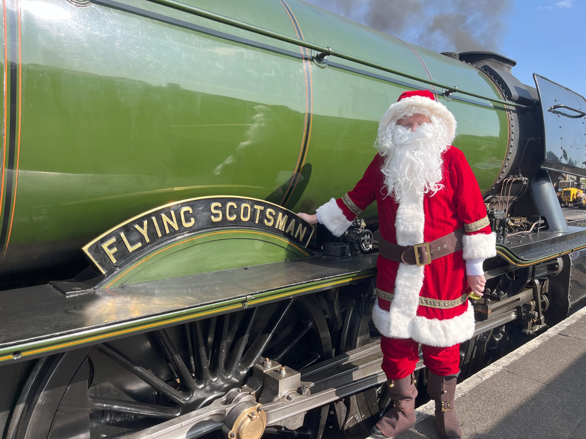 Santa’s unseasonal visit to the Severn Valley Railway