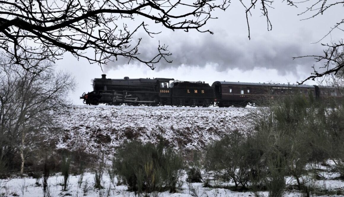 Stanier Mogul in the snow Keith Wilkinson