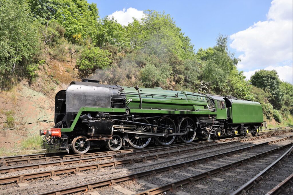 Following its overhaul, 71000 underwent testing at the Severn Valley Railway in mid-2025. Keith Wilkinson