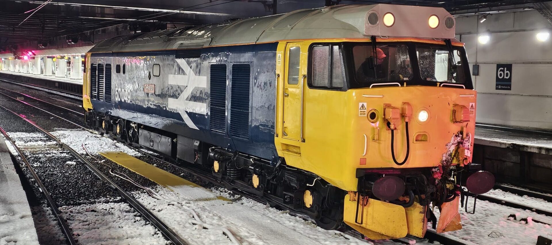 Severn Valley Railway provides snow clearance locomotive for Network Rail