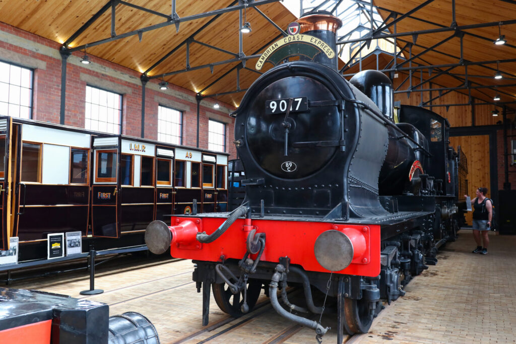 9017 Earl of Berkeley on display at the Vale of Rheidol Museum. Vale of Rheidol