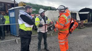 Network Rail and partners at Exercise Saber
