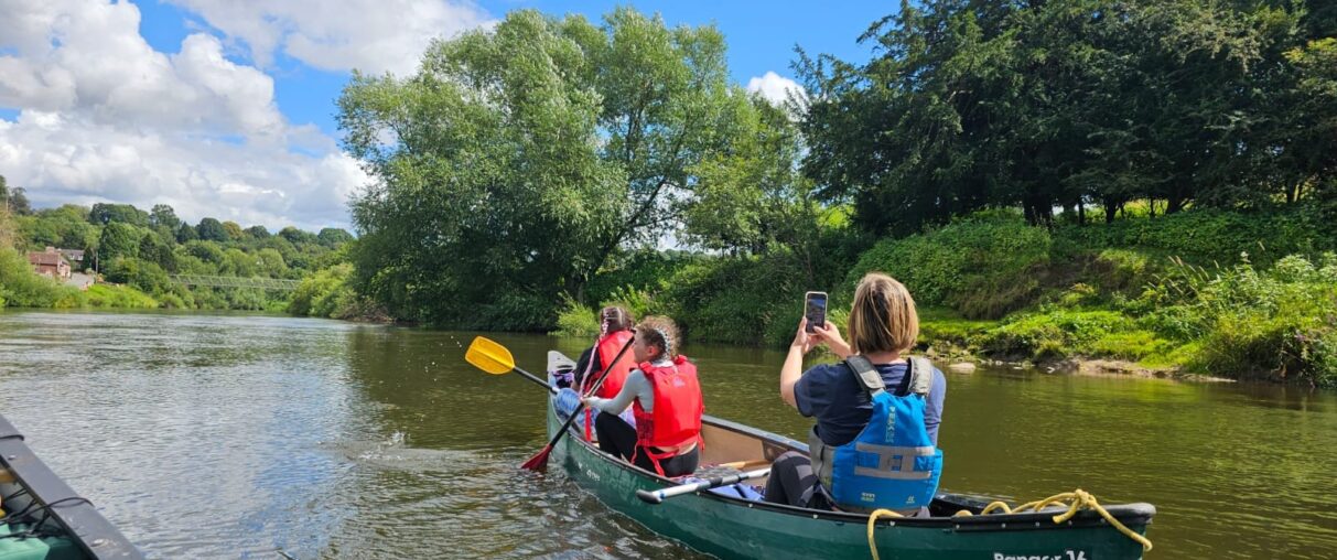 Canoe on the River Severn (2)