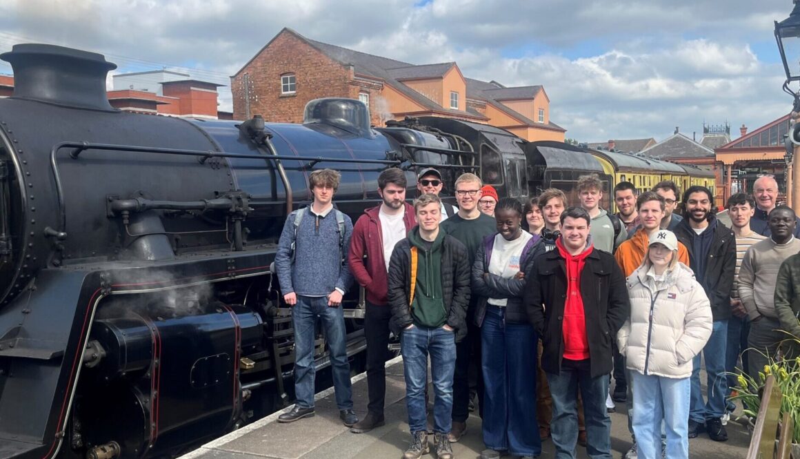 Students from NMITE in Hereford on their visit to the Severn Valley Railway. Lesley Carr
