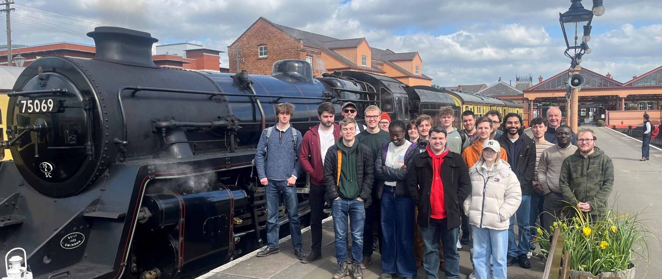Engineering students gain behind-the-scenes insight at the Severn Valley Railway