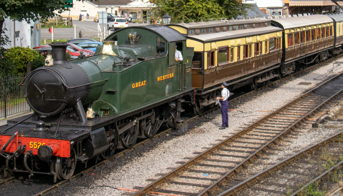 GWR small prairie 5526 is the SVR's 3rd guest locomotive at the Autumn Steam Gala. Kenny Felstead