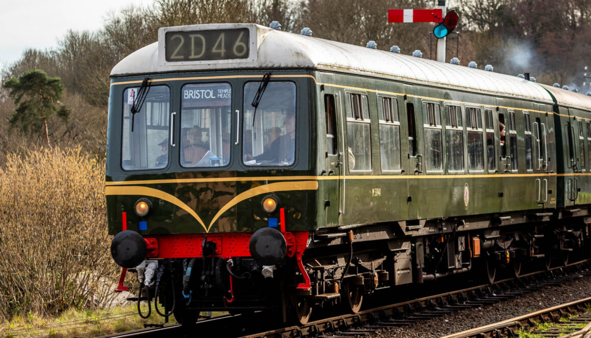 The SVR's heritage Diesel Multiple Unit will haul the morning commuter services from Bewdley to Kidderminster. Anthony Carwithen