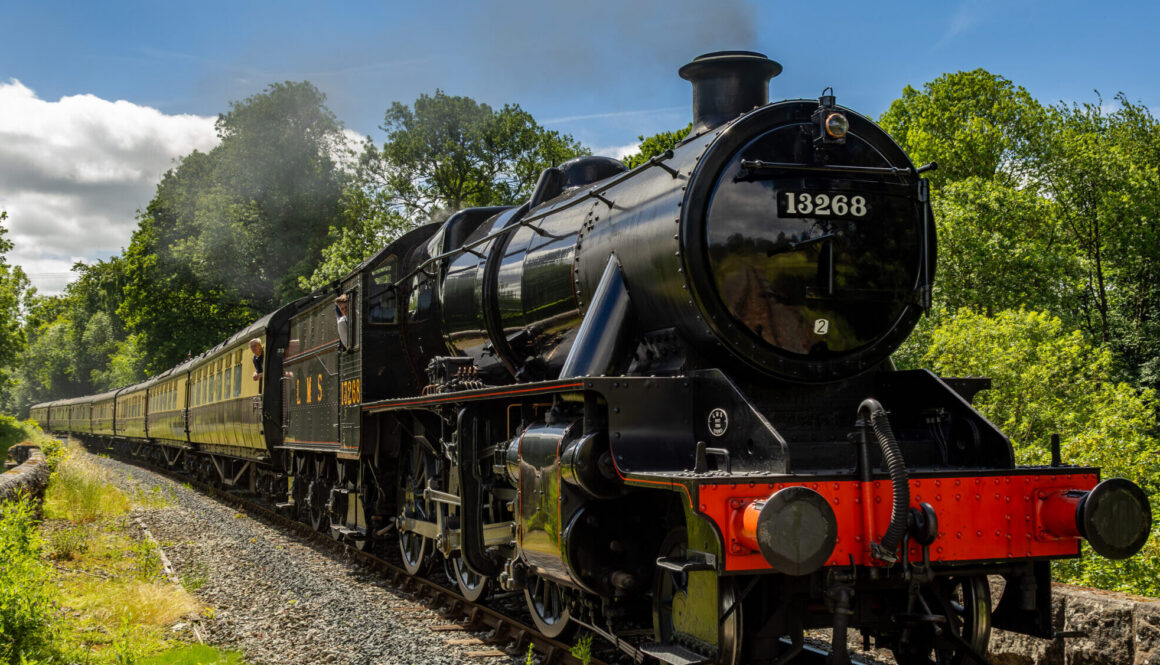 LMS Stanier Mogul 13268 on the Severn Valley line. Kevin Whitehurst