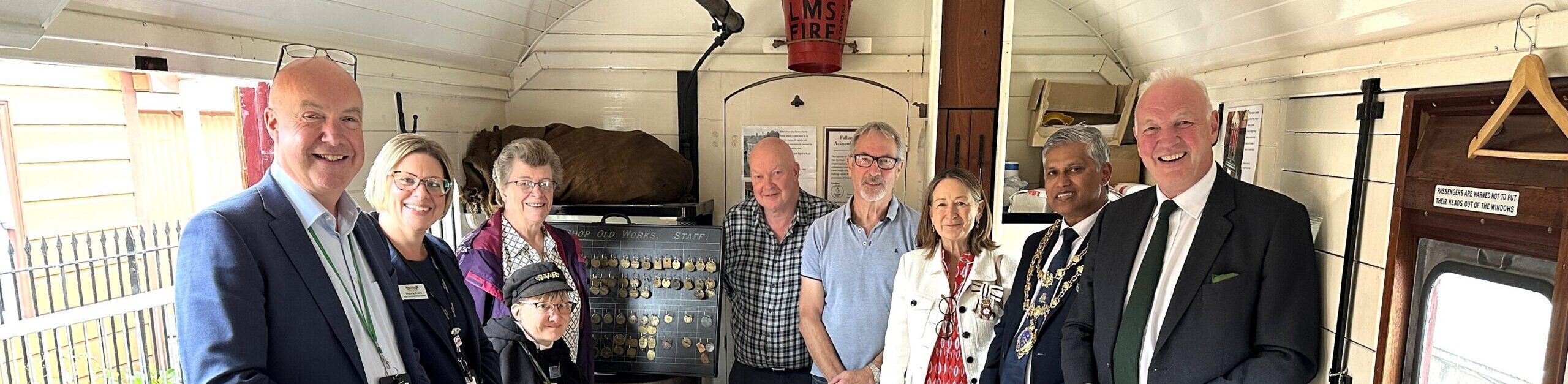 Lord-Lieutenant celebrates the people and future of the Severn Valley Railway