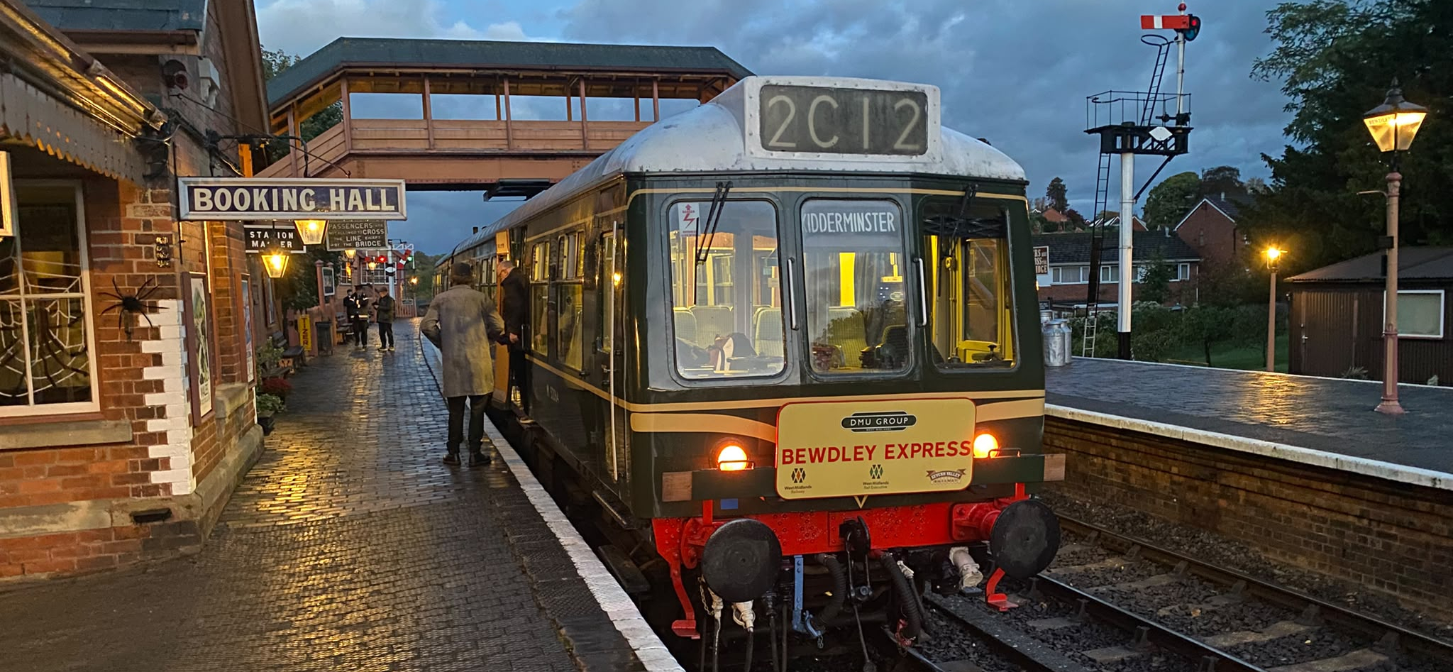 Heading to Kidderminster to pick up returning commuters for the final leg of their journey to Bewdley on 21 October. Mike Hulme